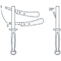 Wetzstahl Diamant - Dick