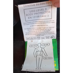Schutzweste - usg level 3 body protector